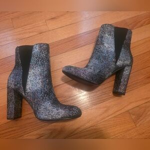 Steve Madden Women's Size 9 Multi-colored Glitter Ankle Boots